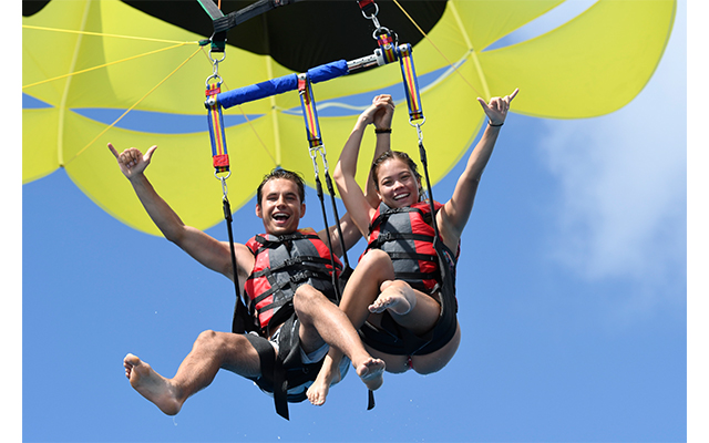 カップル パラセイル ツアー１ USB付き