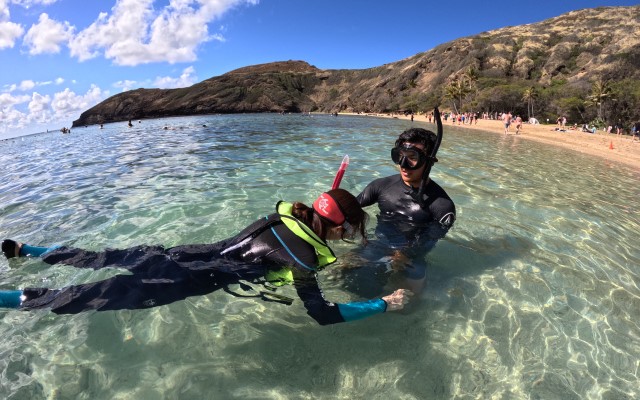 ハナウマ湾シュノーケル