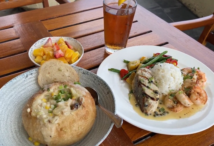 デラックスメニュー　シュリンプ＆お魚
