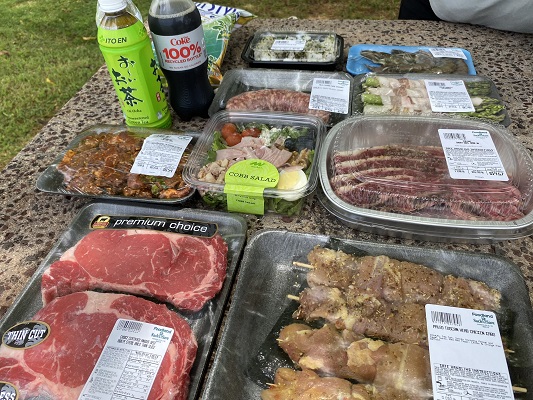 【'Oli'Oliハワイ限定！】ハワイでBBQ！！ セルフバーベキューキット (BBQのイメージ。食材はキットに含まれておりません。）