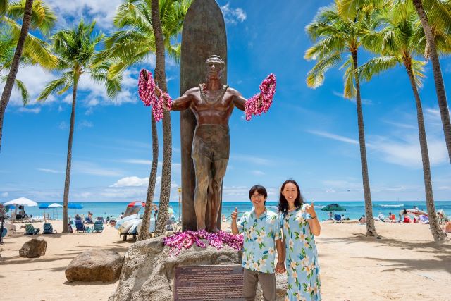 ワイキキタウン・ハネムーンフォト カップルプラン ※チップ込み