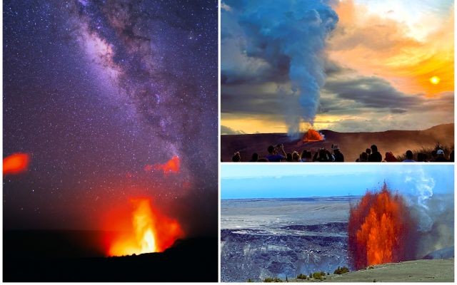 北回りで行くキラウェア火山・星空キラキラツアー