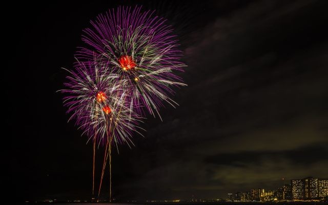 長岡花火観覧席
