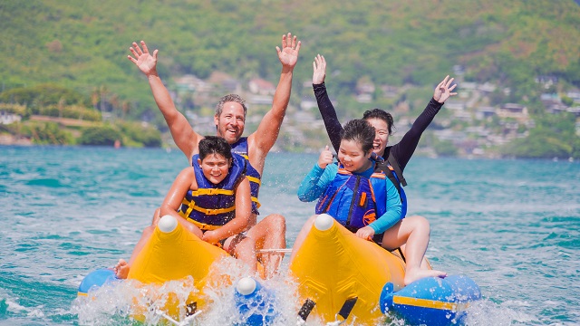 サンドバー・アドベンチャー　バナナボート＆バンパーチューブ付き