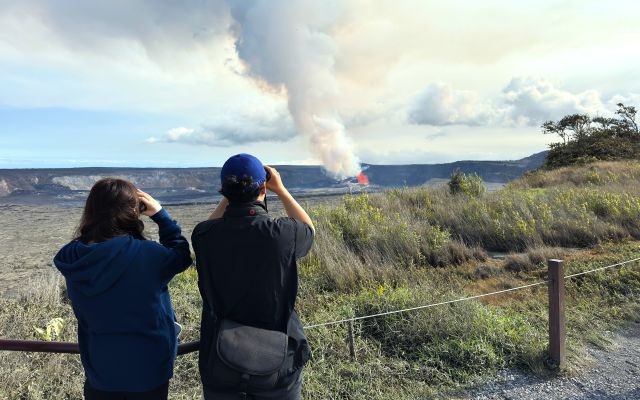 北回りで行くキラウェア火山・星空キラキラツアー