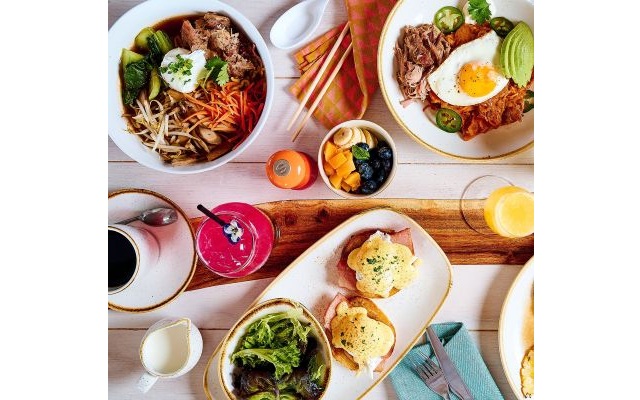 【'OLI'OLIハワイ限定！】モンキーポッド・キッチン朝食と オアフ島一周よくばり観光